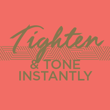 Forma skin tightening benefits graphic that reads 