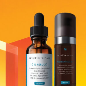 SKinCeuticals C E ferulic serum and resveratrol b e nighttime antioxidant
