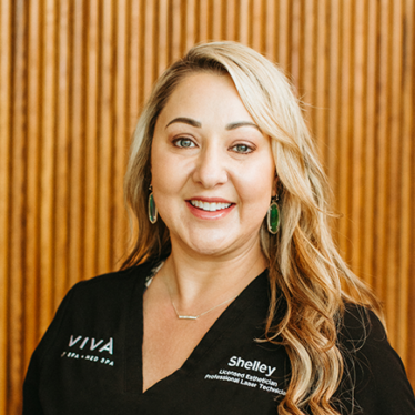 Shelley Winkenwerder, medical esthetician and professional laser technician at Viva Day Spa + Med Spa in Austin, TX.