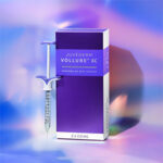 Box of Juvederm Vollure XC filler, used to smooth moderate to severe lines around the mouth and nose.
