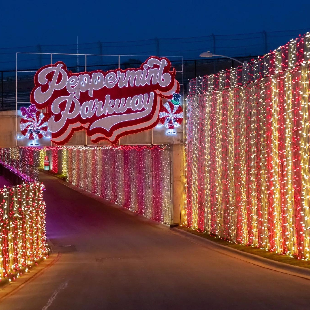 Peppermint Parkway at Circuit of the Americas | Your Austin Holiday Events Guide