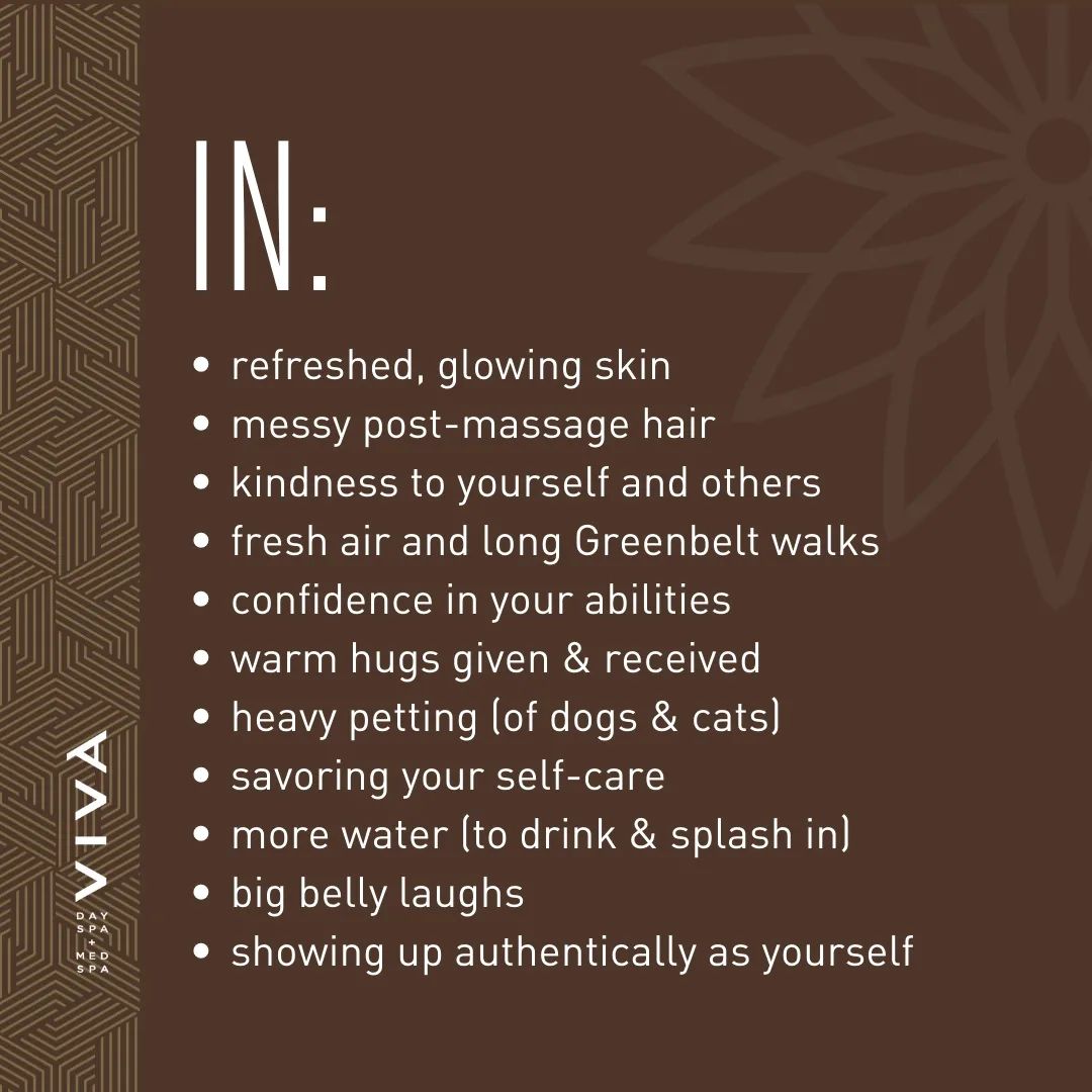 What's In for the New Year | Viva Day Spa + Med Spa